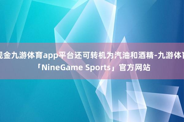 现金九游体育app平台还可转机为汽油和酒精-九游体育「NineGame Sports」官方网站